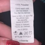 Toska  colorful chevron print sheer high loose blouse Photo 6