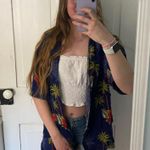 thumbs up floral Hawaiian shirt Blue Size L Photo 0