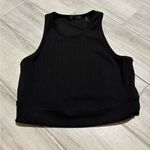 Helmut Lang ‎ Black Sleeveless Women's ribbed tank size large Photo 8