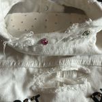 Lisette collection White Denim Jacket with Graphic Patches Photo 10