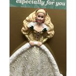 BARBIE VINTAGE HALLMARK HOLIDAY PIN NEW ON CARD 1996 White Photo 1