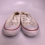 Converse white lace up sneakers women’s size 9 casual skater skateboard canvas Photo 1