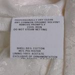 Jessica McClintock Gunne Sax Womens Formal Dress White Mesh Sleeveless USA 7 Photo 8