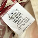 La DoubleJ Medallion Placée Stretch Pants Cream Envers Satin Sz L NWT Red Size L Photo 8