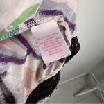 Victoria's Secret  Purple and Cream floral silk Kimono size S Photo 5