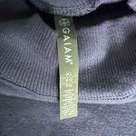 Gaiam  Deep Blue Turtleneck Sweatshirt Side Zippers Size XL NWT Photo 2