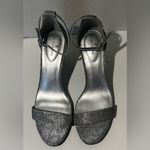 Bandolino  Madia‎ Silver Heeled Open Toe Ankle Strap Dress Sandals Size 9 Photo 7