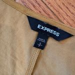 EXPRESS Ruffle Faux Wrap Long Sleeve Mini Dress – Mustard Yellow – Size S Photo 4