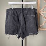 Aerie Daydream Denim Elastic Waistbands Shorts Black XL Photo 2