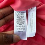 Ann Taylor Pink Belted Linen Blend Midi Dress Size 4 Photo 7