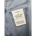Frame NWT ‎ Le High'N'Tight Straigh High Rise Jeans, Size 27 Photo 4
