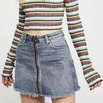 Free People NWT  Denim Mini Skirt Photo 0