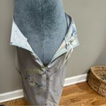 Tommy Bahama Vintage  Silk Wrap Skirt Blue Floral Size 6 Beach Vacation Tropical Photo 4