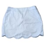Vineyard Vines  blue scalloped skort size 10 Photo 0