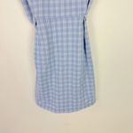 Brandy Melville  Blue Plaid Leanne Dress Flannel Short Sleeve One Size Fits Most Photo 9