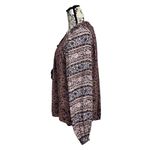 Billabong Women's Blouse Paisley 100% Rayon Boho Peasent Hippie Beqch Coastal M Photo 2