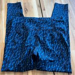 Sweaty Betty Zero Gravity Leggings Blue Leopard Print XL Photo 4