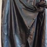 Liumilac Women'S Pu Leather Strappy Side Detail Skirt Size XL Photo 0