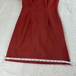 Newport News Easy Style Sheath Dress Womens 4P Orange Y2K VTG Party Office Work Photo 7