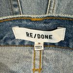 RE/DONE NWOT Ultra High Rise Stove Pipe 70s Jeans Worn Blue Size 26 Photo 3