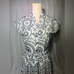 ZARA  ZW Collection Contrast Embroidery Dress | M Photo 6