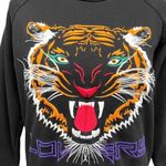 Lovers + Friends  Wildcat Tiger LOVERS Jeweled Black Sweatshirt Photo 6