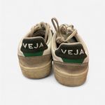 VEJA V-90 Leather Suede Green Sneakers in Women’s Size 10 Photo 3