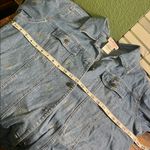 Quacker Factory Vintage Jean Jacket  Blue Denim Jacket with Heart gemstones Photo 3