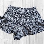 Aeropostale Black White Flirty Frilly Summer Beach Shorts Women XS Sexy Stretch Photo 2