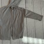 Fabletics Fabletic XS gray open front hooded jacket cardigan Photo 3