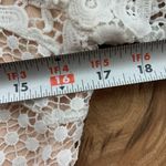 Lulus ‎ My Dearest White Lace Short Sleeve Mini Dress Size Small  Like New Photo 7