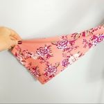 Ultra Flirt NEW Coral Floral Off Shoulder Peasant Sleeve Blouse Top Size M Photo 2