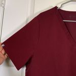 FIGS  Burgundy V-Neck Casma Scrub Top Medical Hospital Doctor Nurse Size XXL EUC Photo 1