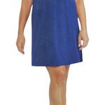 Hi-Tec Hi-Tex Women's Blue Short Sleeve Zippered Pocket Knee Lightweight Dress Medium Photo 0