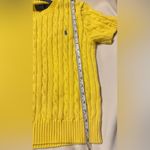 Ralph Lauren Polo by  Bright Yellow Crewneck Sweater Photo 3