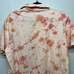 Gap  Tie Dye Polo Womens Large Breathable Capsule Cotton Minimalist Casual Photo 6