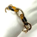 Avon gold tone Gold Coast link tortoise shell link bracelet Photo 0