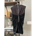 RTA Isabella Bodycon Faux Leather Vinyl Mini Dress in Vinyl Womens Size Large Black Photo 8