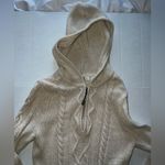 Athleta Hooded Cable Knit Sweater Dress with Zippered Pocket Women’s Size S/M Photo 9