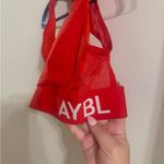 AYBL red size S sports bra Photo 2