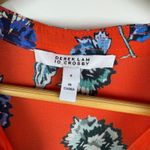 Derek Lam  10 Crosby Floral 100% Silk Blouse Size 6 Long‎ Sleeve Lightweight Chic Photo 6