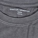 Spiritual Gangster Monogram Short Sleeve T-Shirt Vintage Black M NWT Photo 4