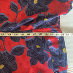 Draper James Martina Mini Dress in Magnolia Jacquard Dot Size XXL Red Floral Photo 11