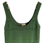 Torn By Ronny Kobo  Green Knit Sleeveless Scoop Neck A-Line Dress Size Large Photo 1