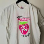 Hanes Vintage Strawberry Classic In The Pink T Shirt Tampa Bay Single Stitch USA Large Photo 3