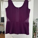 Jack by BB Dakota Purple Peplum Tank Top Photo 1