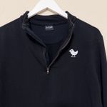 Bad Birdie Golf Womens Black Quarter Zip Pullover Sweatshirt Size Small Photo 4