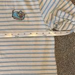 Pusheen  Sailor Cat Long Sleeve Shirt Women's Blue White Stripe.  Size Small Photo 3