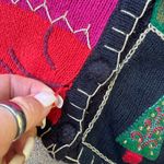 Vintage 90s White Stag Ugly Christmas Tree Sweater Vest Plus Size 18W/20W Red Photo 3