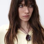 ZARA Limited Edition Cosmic Glass Pendant Necklace Photo 1